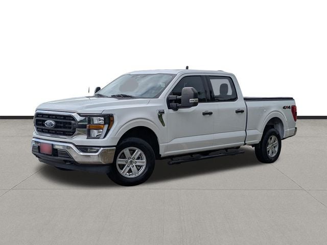 2023 Ford F-150 XLT in Oxford White — front three-quarter view