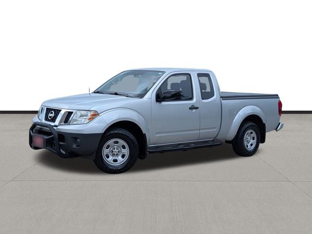 2019 Nissan Frontier S in Brilliant Silver Metallic — front three-quarter view